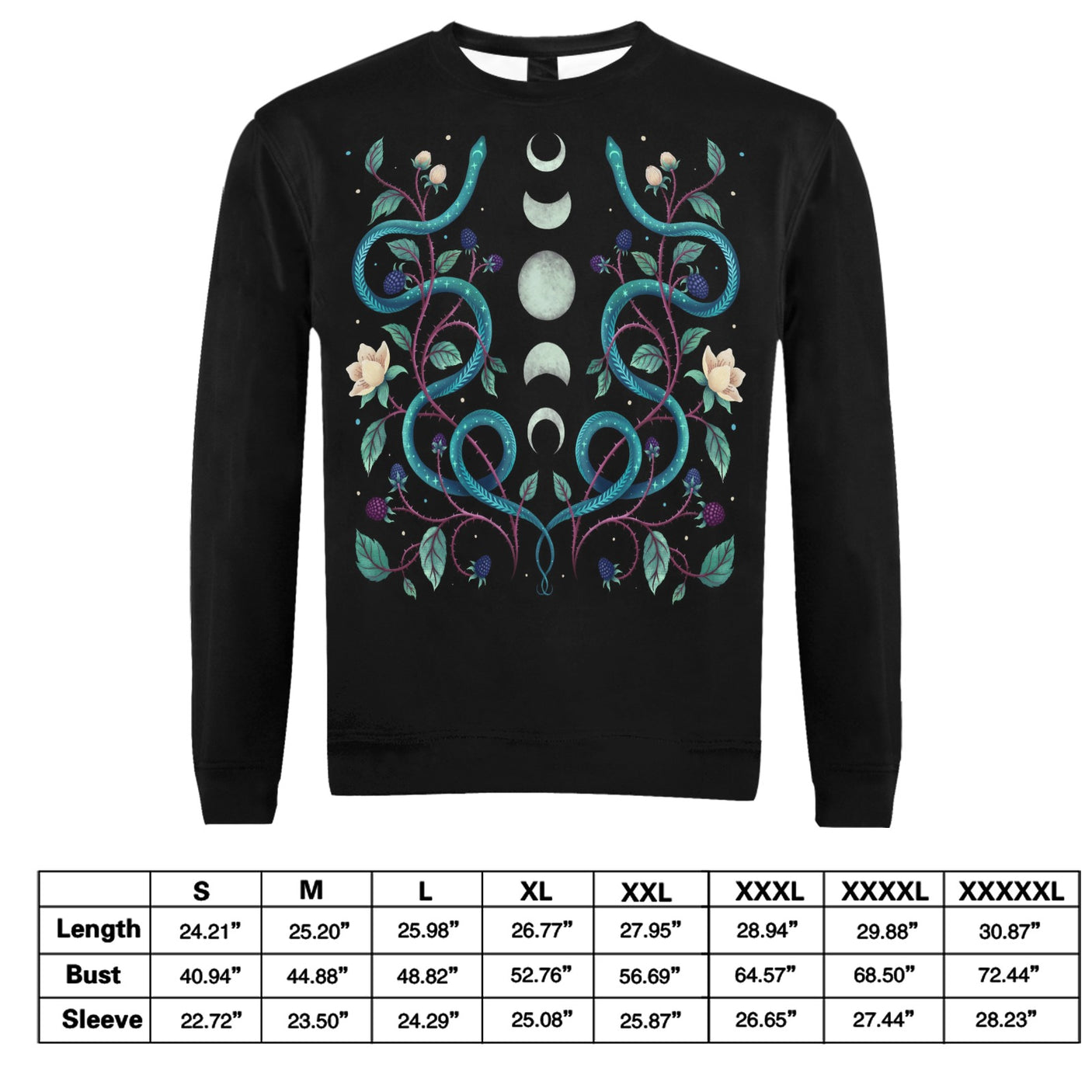 Episodic Drawing Serpent Moon Sweater