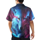 JoJoesArt Light Dark Wolf Hawaiian Shirt