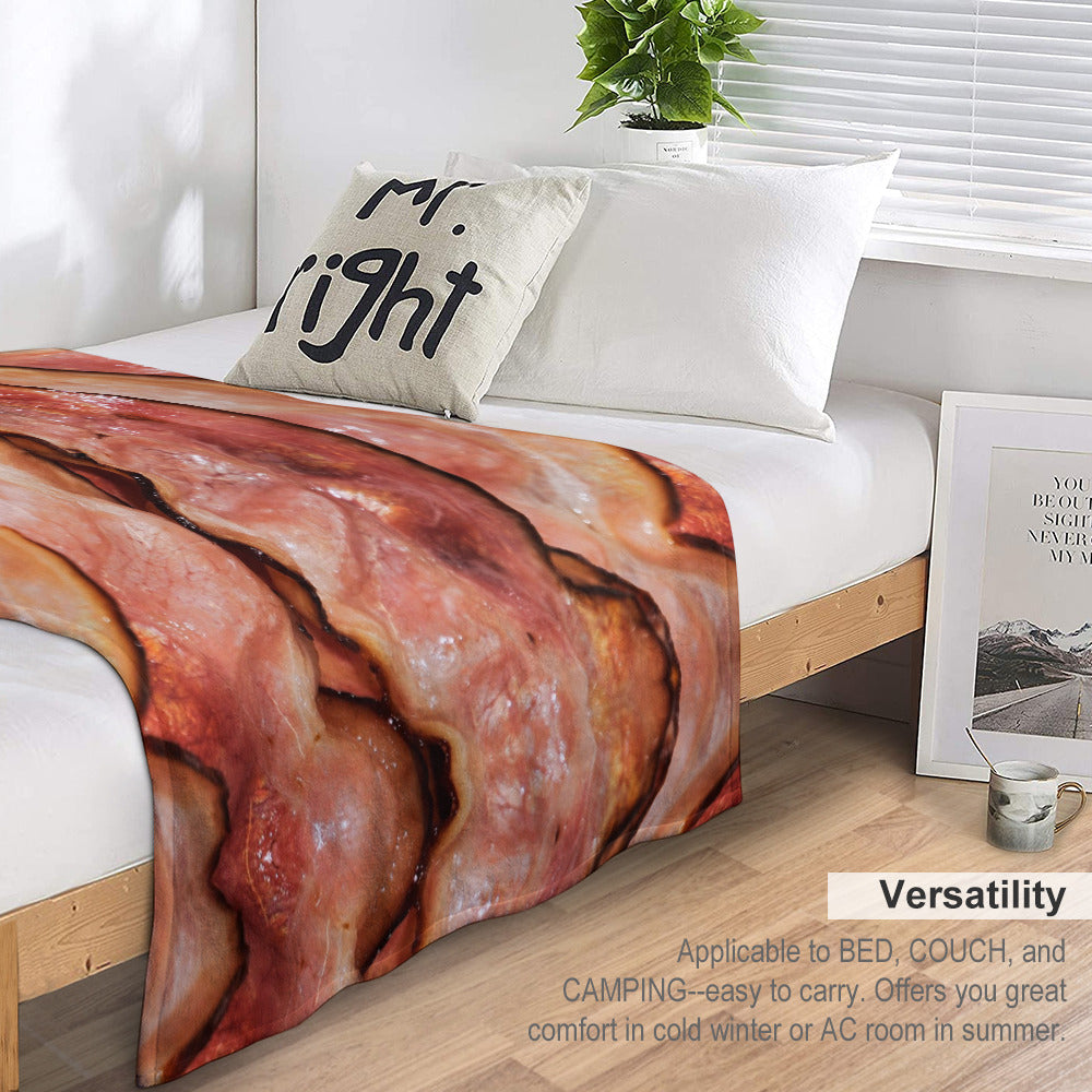 Bacon Throw Blanket