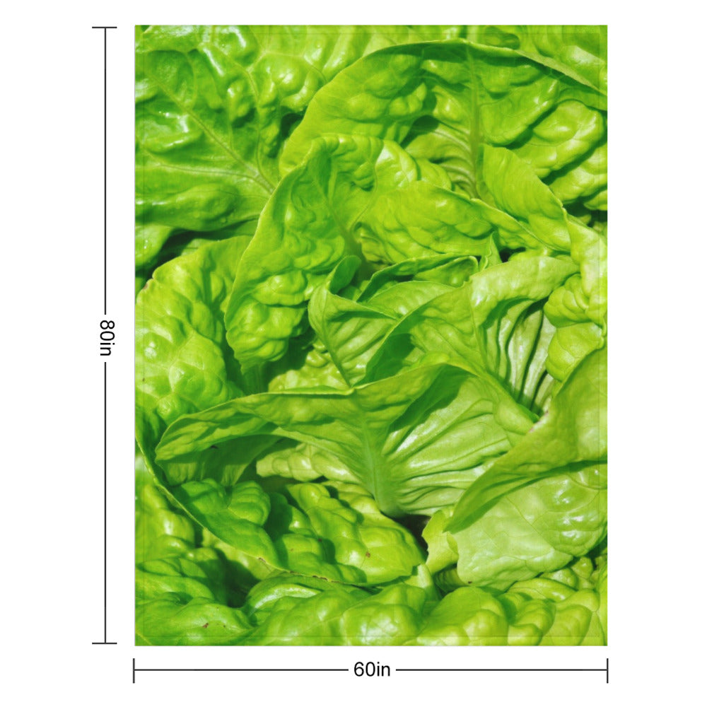 Lettuce Salad Throw Blanket
