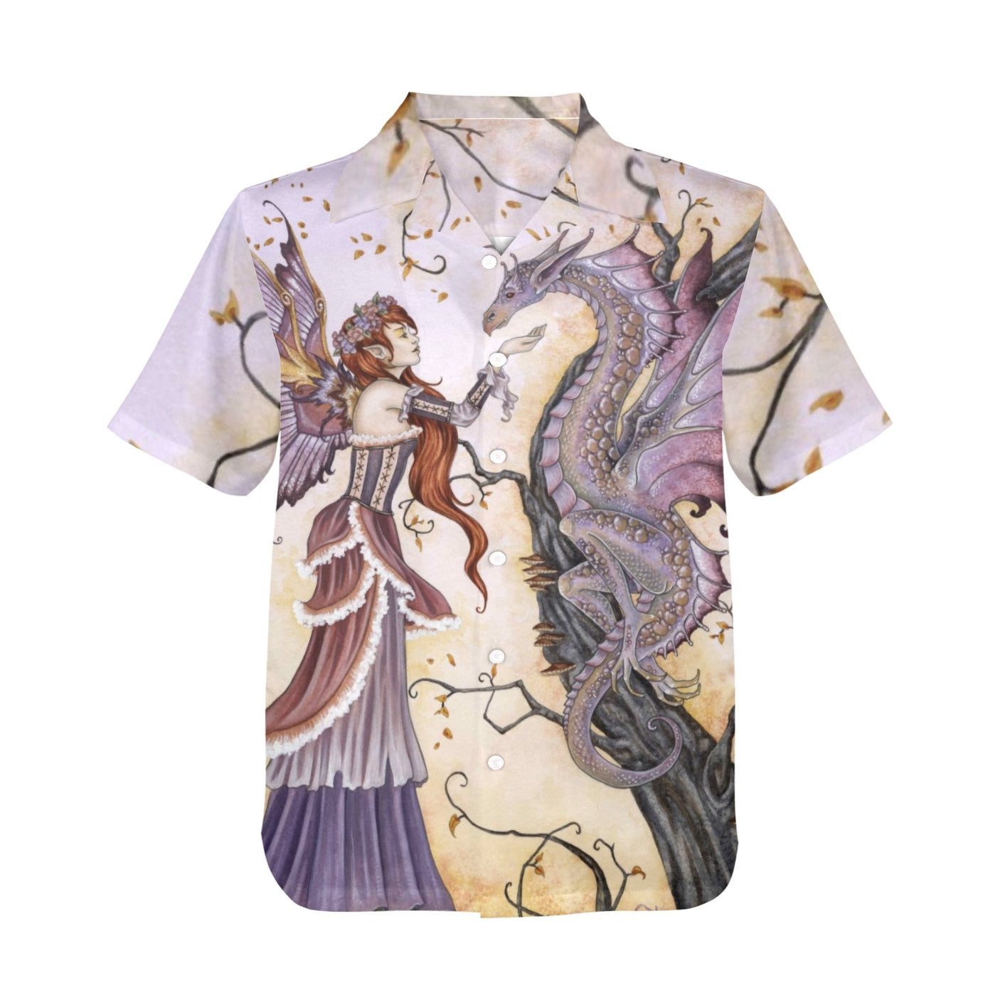 Amy Brown 'The Dragon Charmer' Hawaiian Shirt