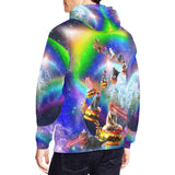 Rainbow Space Cat Hoodie