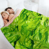 Lettuce Salad Throw Blanket