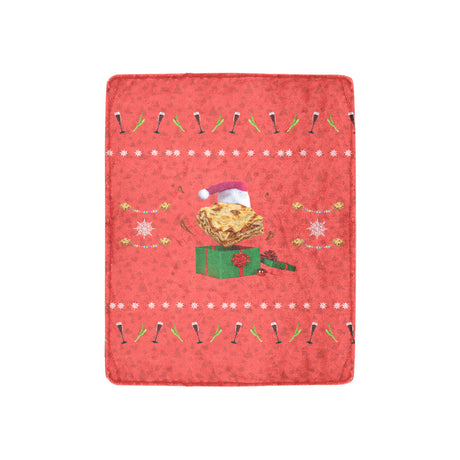 Christmas Lasagna Throw Blanket