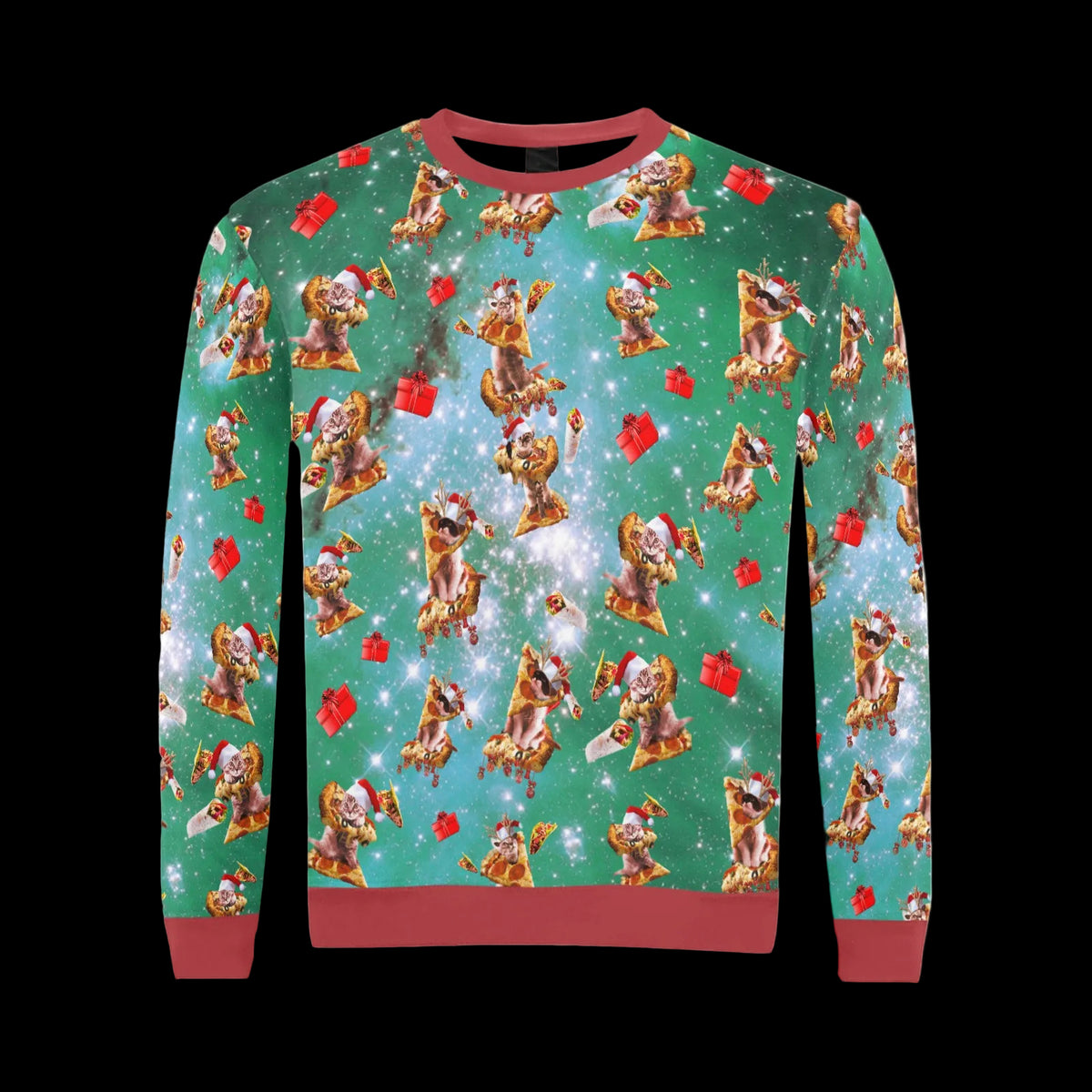 Christmas Space Cat Sweater