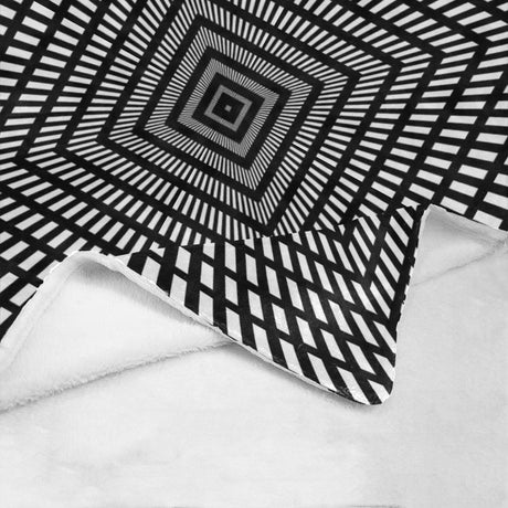 Optical Illusion Throw Blanket