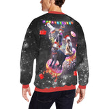 Space Donut Cat Ugly Christmas Sweater