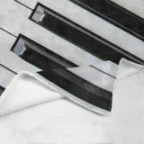 Piano Keys Throw Blanket