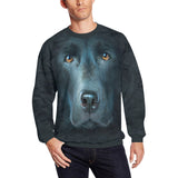 Black Labrador Face Sweater