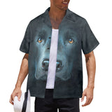 Black Labrador Face Hawaiian Shirt