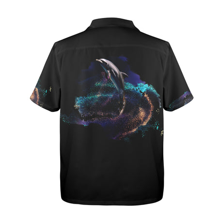 Dolphin Hawaiian Shirt | Button Up Down Shirt