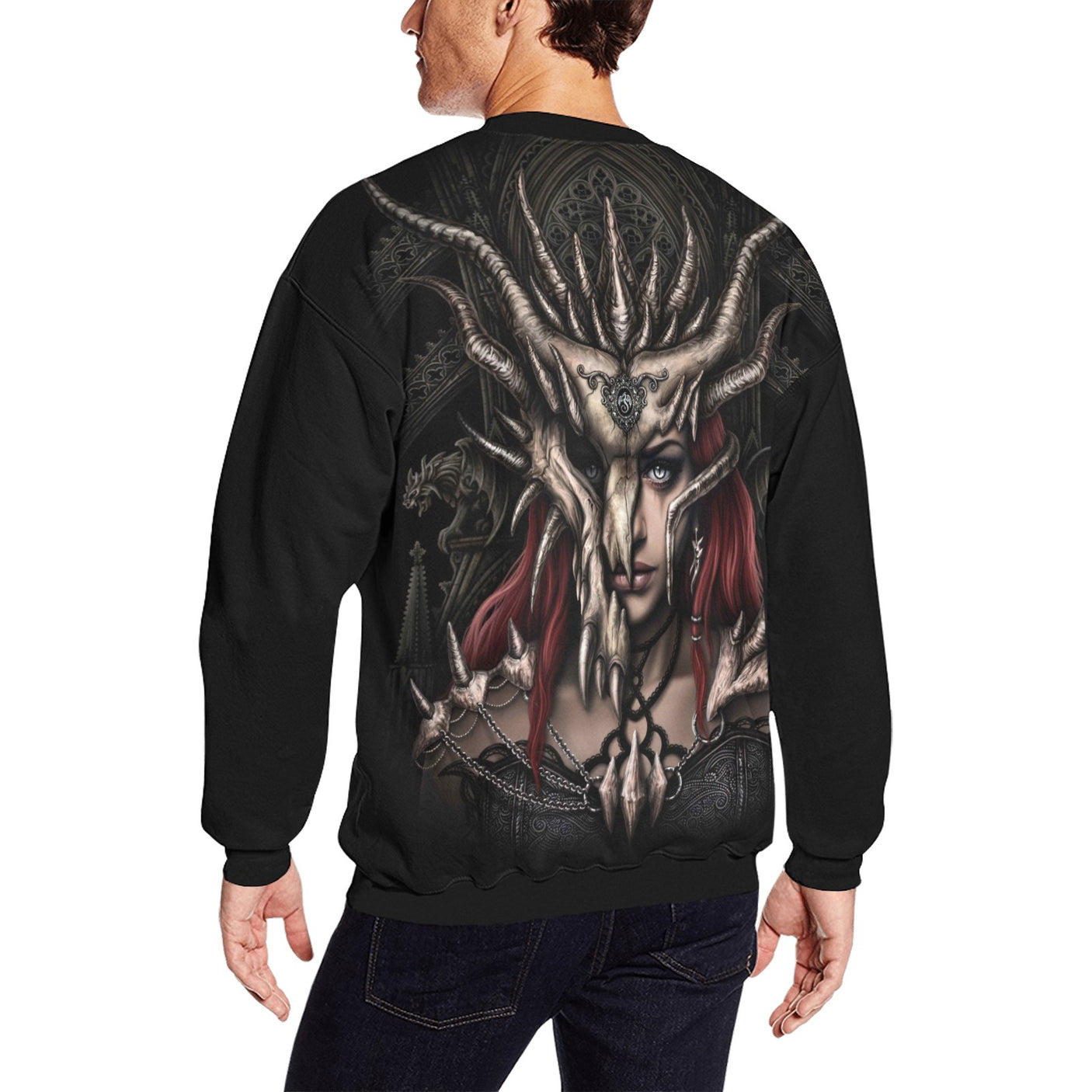 Dragon Mask, Sarah Richter Art Sweatshirt