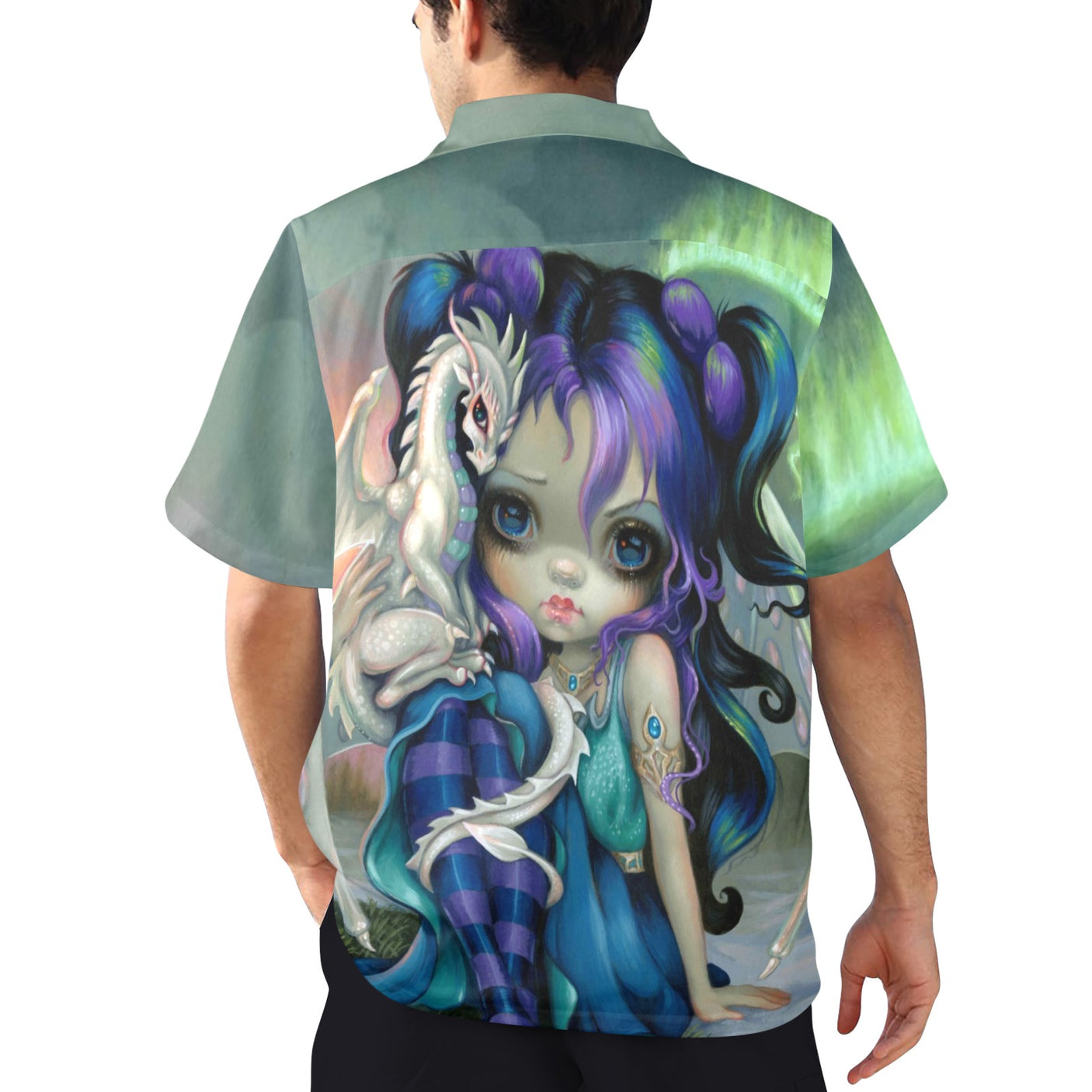 Jasmine Becket-Griffith 'Frost Dragonling' Hawaiian Shirt