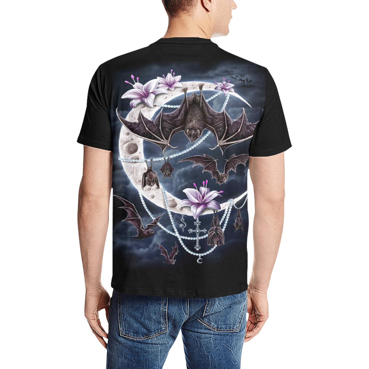 Bats Moon, Sarah Richter Art Shirt