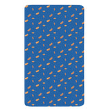 Hot Dog Pattern Twin Fitted Sheet – Funny Bedding, 39 x 75 x 15 in