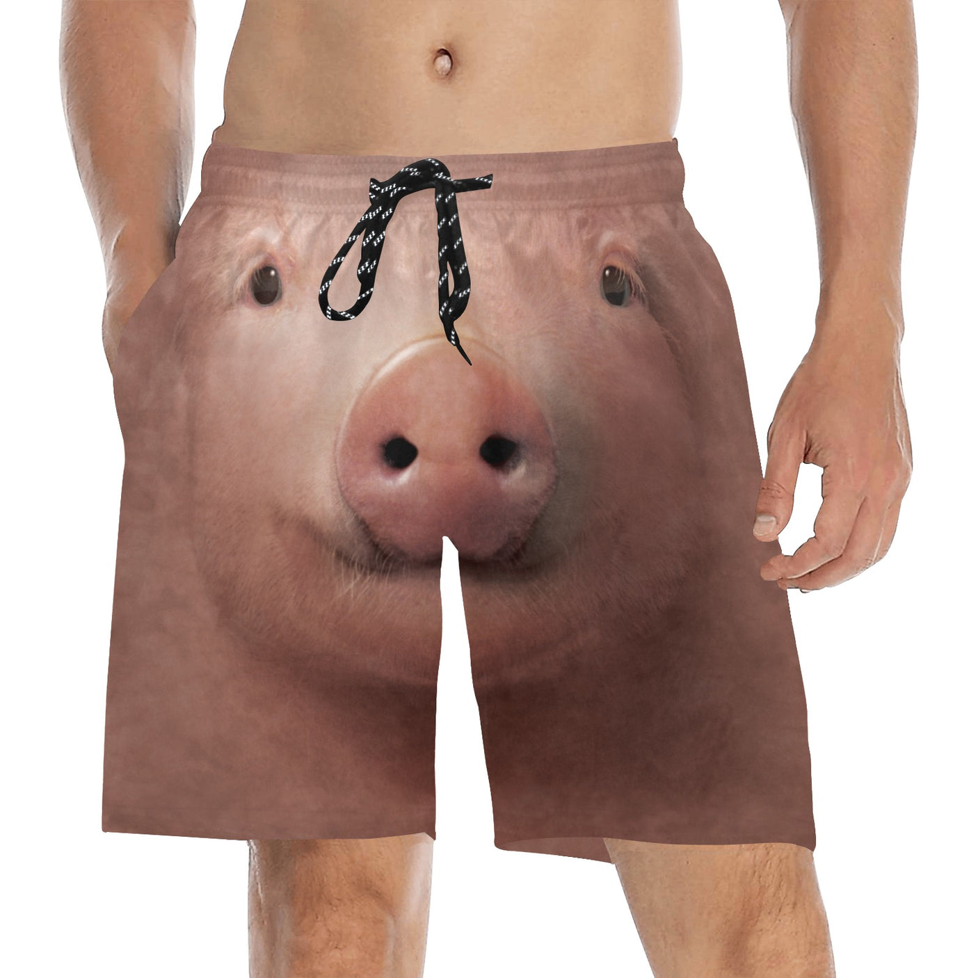 Pig Face Swim Trunks | Men's Swimming Beach Shorts