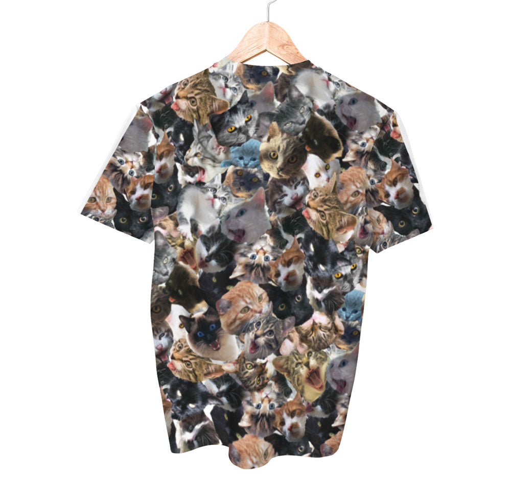 Cat Faces Shirt | AOP 3D Tee Shirts