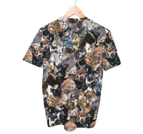 Katzengesichter Shirt | AOP 3D T-Shirts