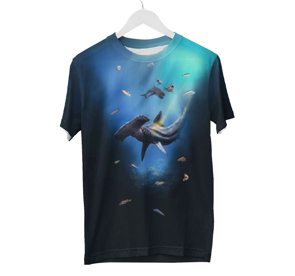 Hammerhai-Shirt | AOP 3D T-Shirts