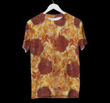 Pepperoni Pizza T-Shirt - Funny Food Graphic Tee