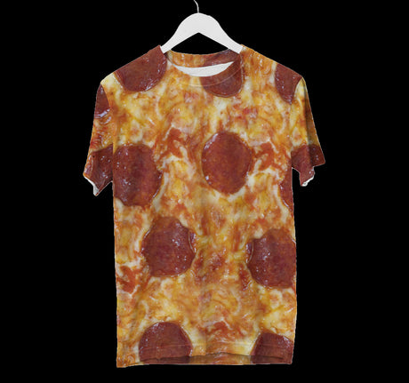 Pepperoni Pizza T-Shirt - Funny Food Graphic Tee