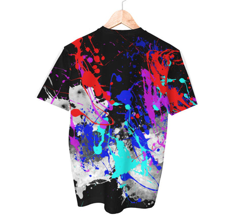 Chemise goutte à goutte de peinture | T-shirts AOP 3D