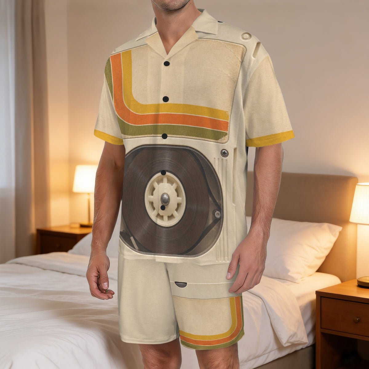 Retro Eight Track Cartridge Costume Pajama Set