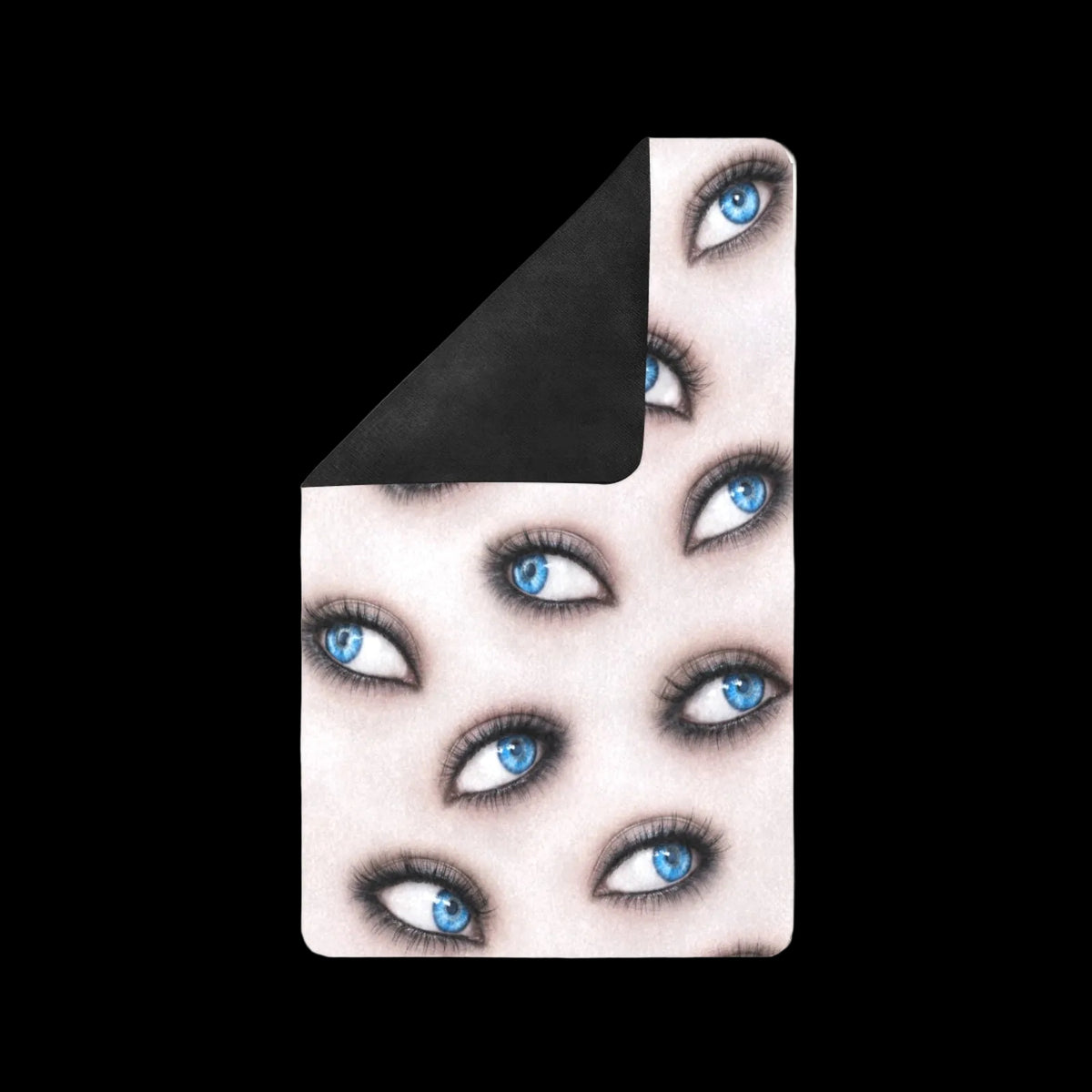 Gothic Blue Eyes Halloween Doormat