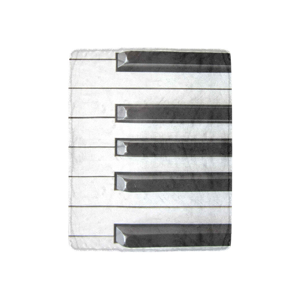 Piano Keys Throw Blanket