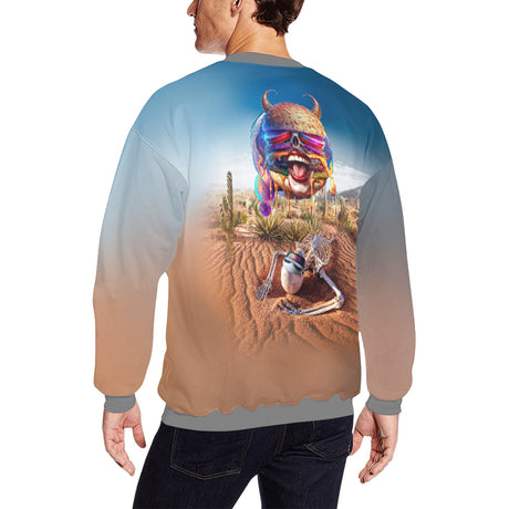 Skeleton VR Burger Sweater