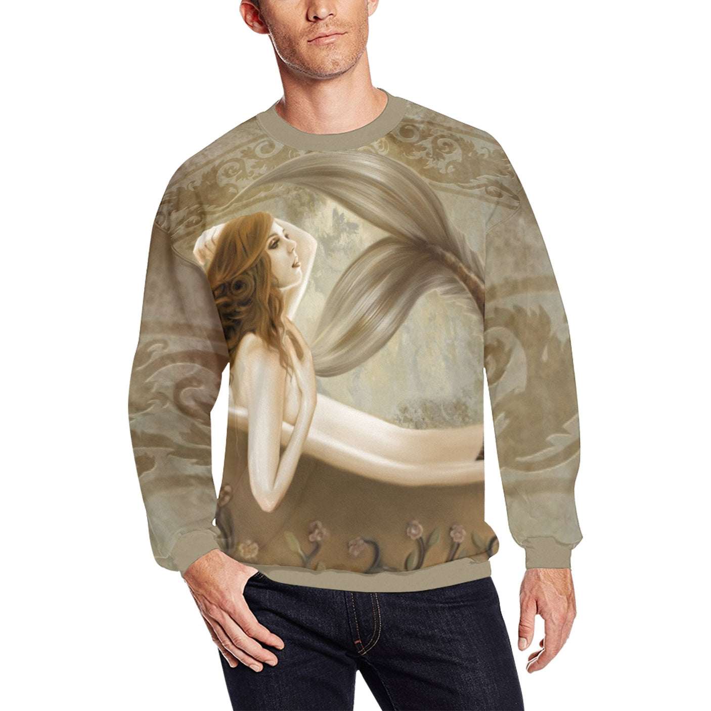 Selina Fenech Bath Mermaid Sweater