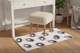 Gothic Blue Eyes Halloween Doormat