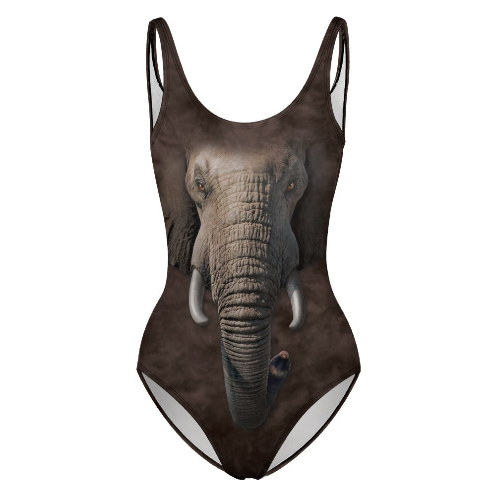 Elephant Face One Piece Swimsuit