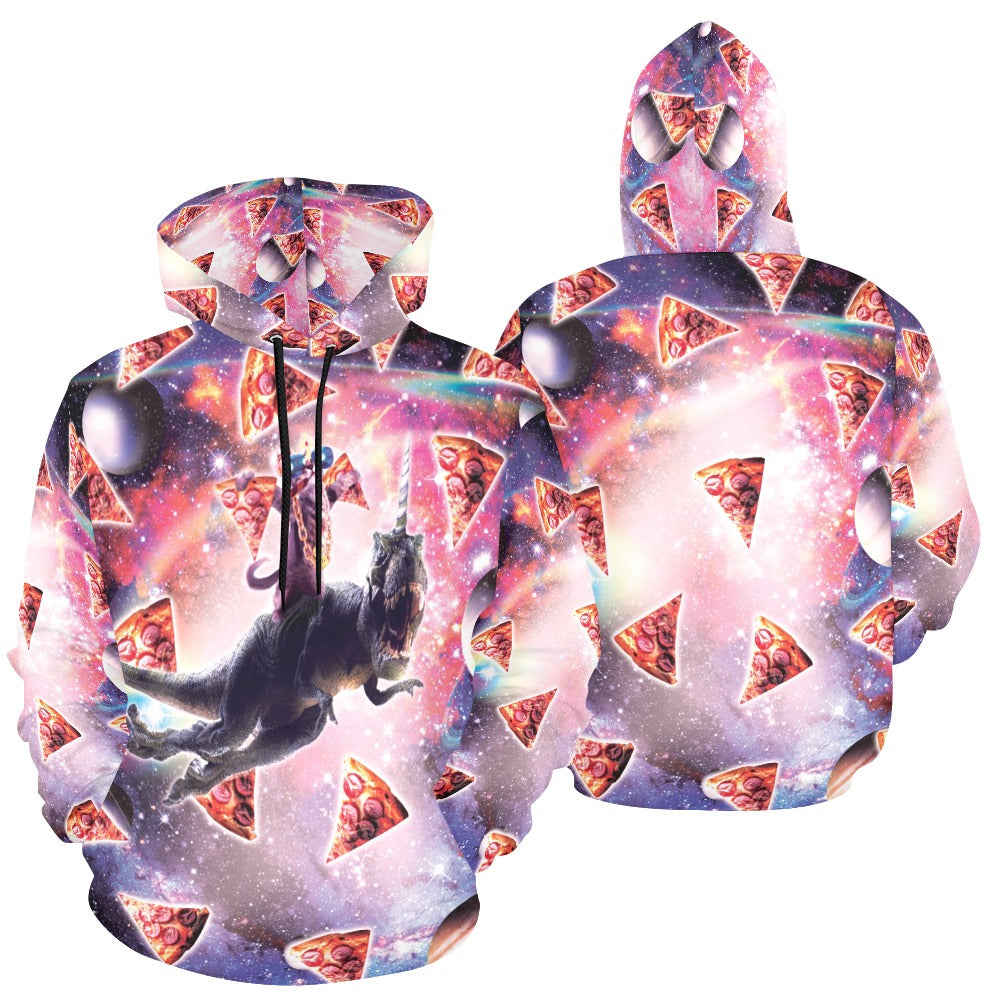 Space Cat Dinosaur Hoodie