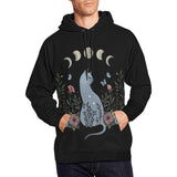 Episodic Drawing Cat On The Hill Hoodie