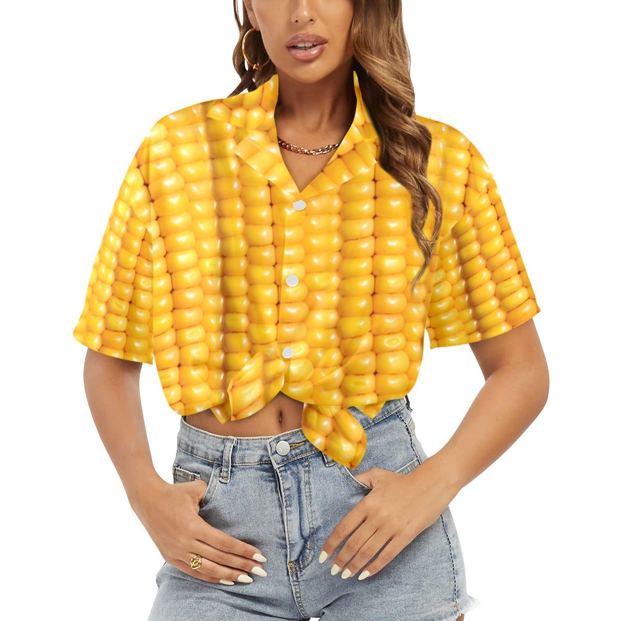 Corn Cob Women's Hawaiian Shirt