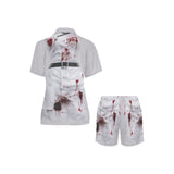 Night Shift Bloody Nurse Costume Pajama Set