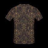 Haunted Victorian Damask Men’s Halloween T-Shirt