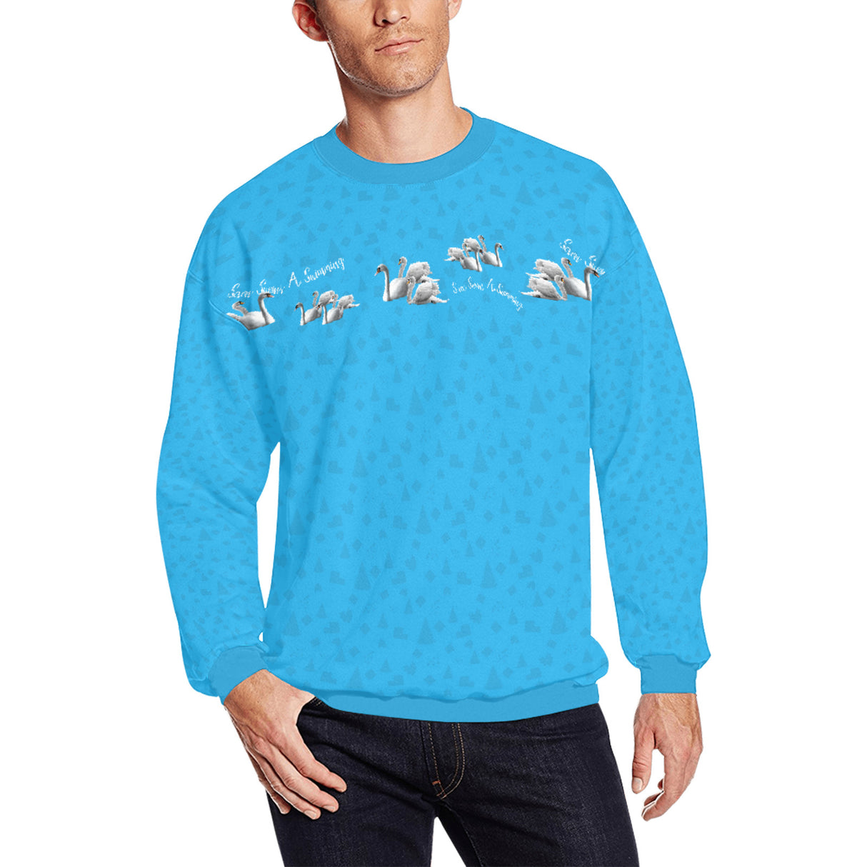 Swans Swimming 12 Days of Christmas Sweater