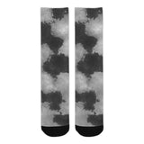 Black and White Tie Dye Socks