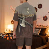 Viking Berserker Halloween Costume Pajama Set