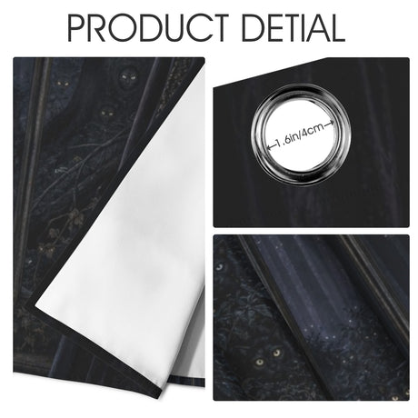 Something Is Opening the Curtains – Gothic Curtain Set