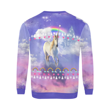 Rainbow Unicorn Ugly Christmas Sweater