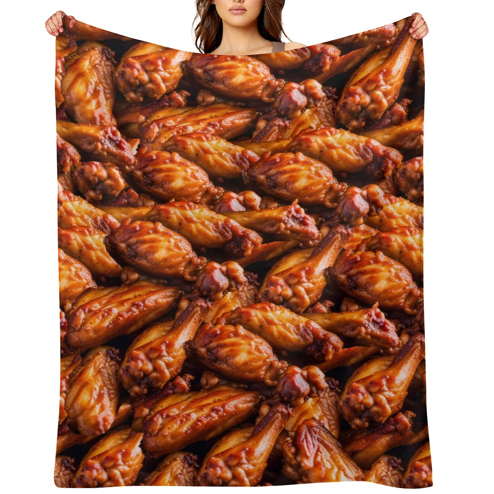 Chicken Wing Throw Blanket
