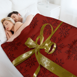 Gift Wrap Christmas Throw Blanket