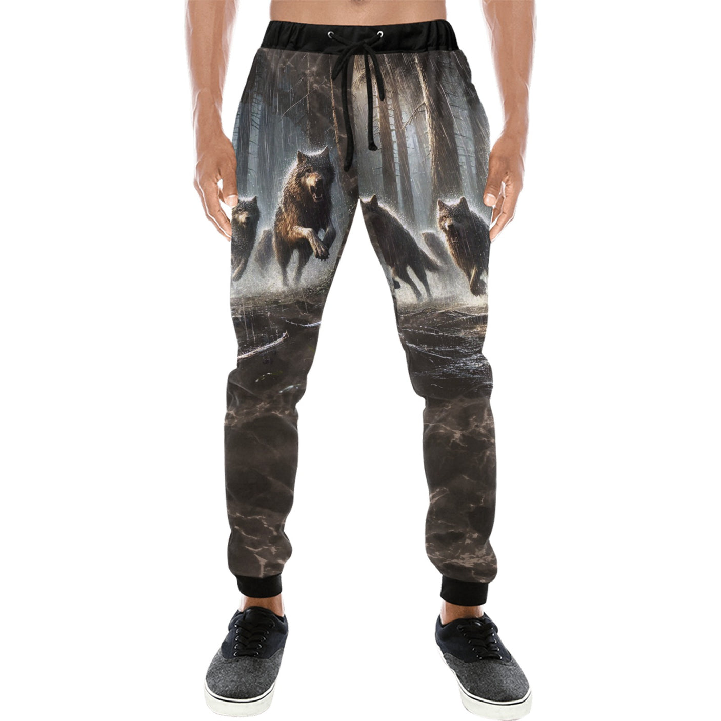 Rainforest Wolf Joggers