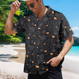 Black Cat Halloween Hawaiian Shirt | Button Up Down Shirt