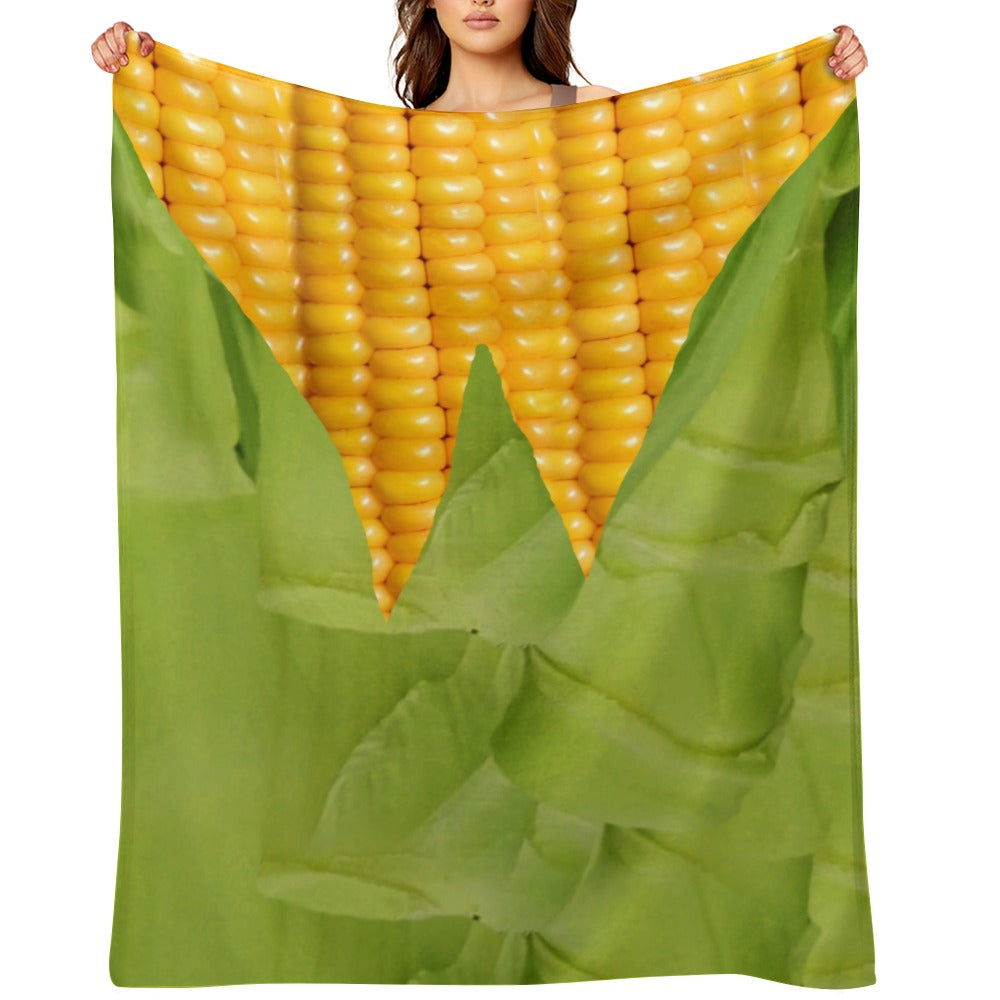 Corn Cob Throw Blanket