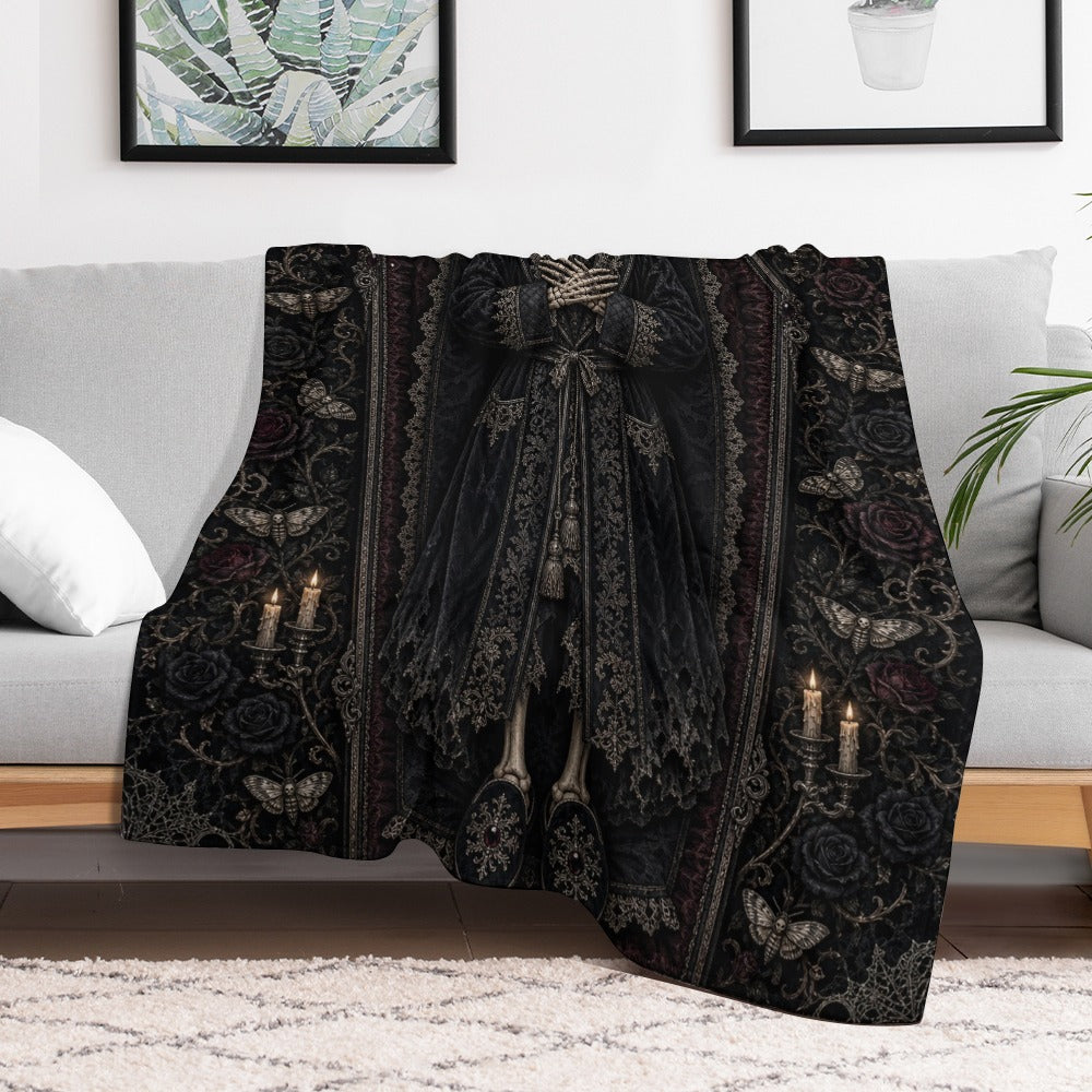 Undercover Undead – Gothic Horror Throw Blanket