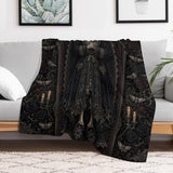 Undercover Undead – Gothic Horror Throw Blanket